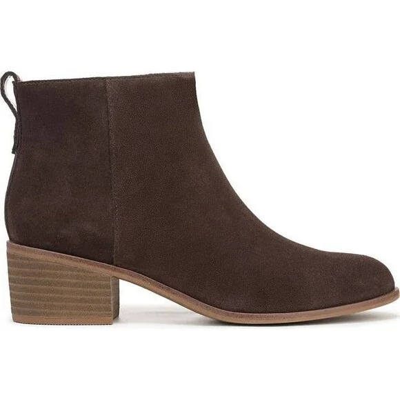 Dr. Scholl’s Dark Brown Suede Ankle Boots 9.5M NIB MSRP $115 - Picture 3 of 15